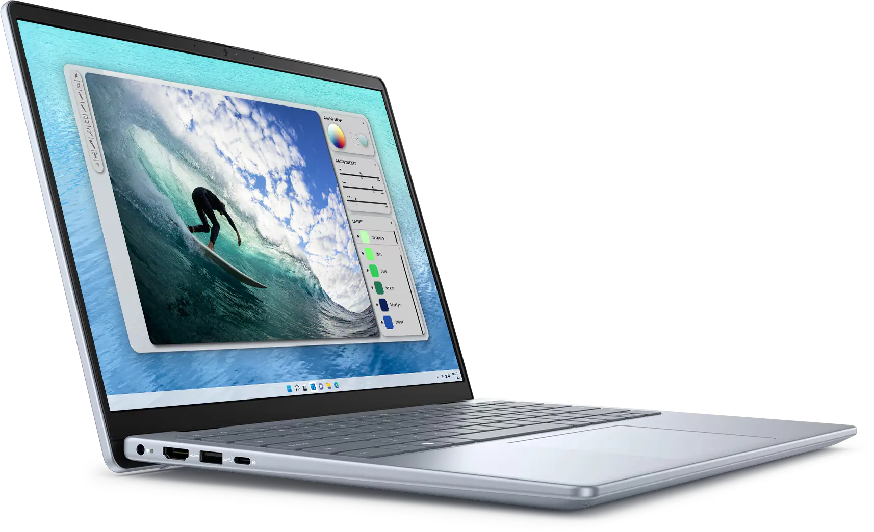 Dell Inspiron 14 5440 Laptop, 14" FHD WVA  Display, Intel Core 7-150U, 16GB, 512 GB SSD, Intel Graphics, Backlit ENG-ARB K/B, Win 11 Home, Ice Blue | 5440-INS-2004