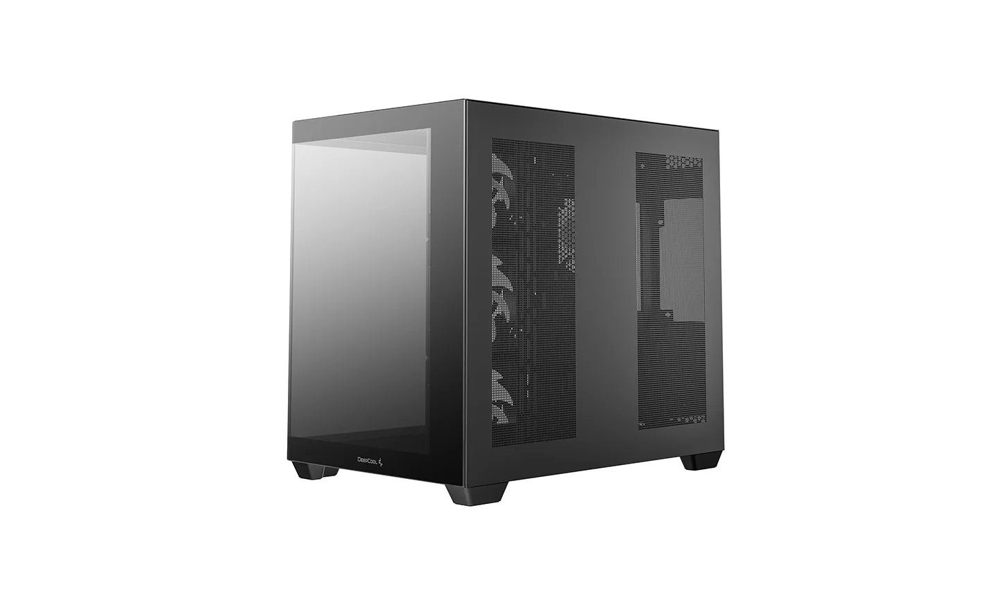 DeepCool CG530 4F  ATX Computer Case, Tempered Glass, Up to 360mm Radiator & Up to 10x Max Fan Support,  White | R-CG530-BKADA4-G-1
