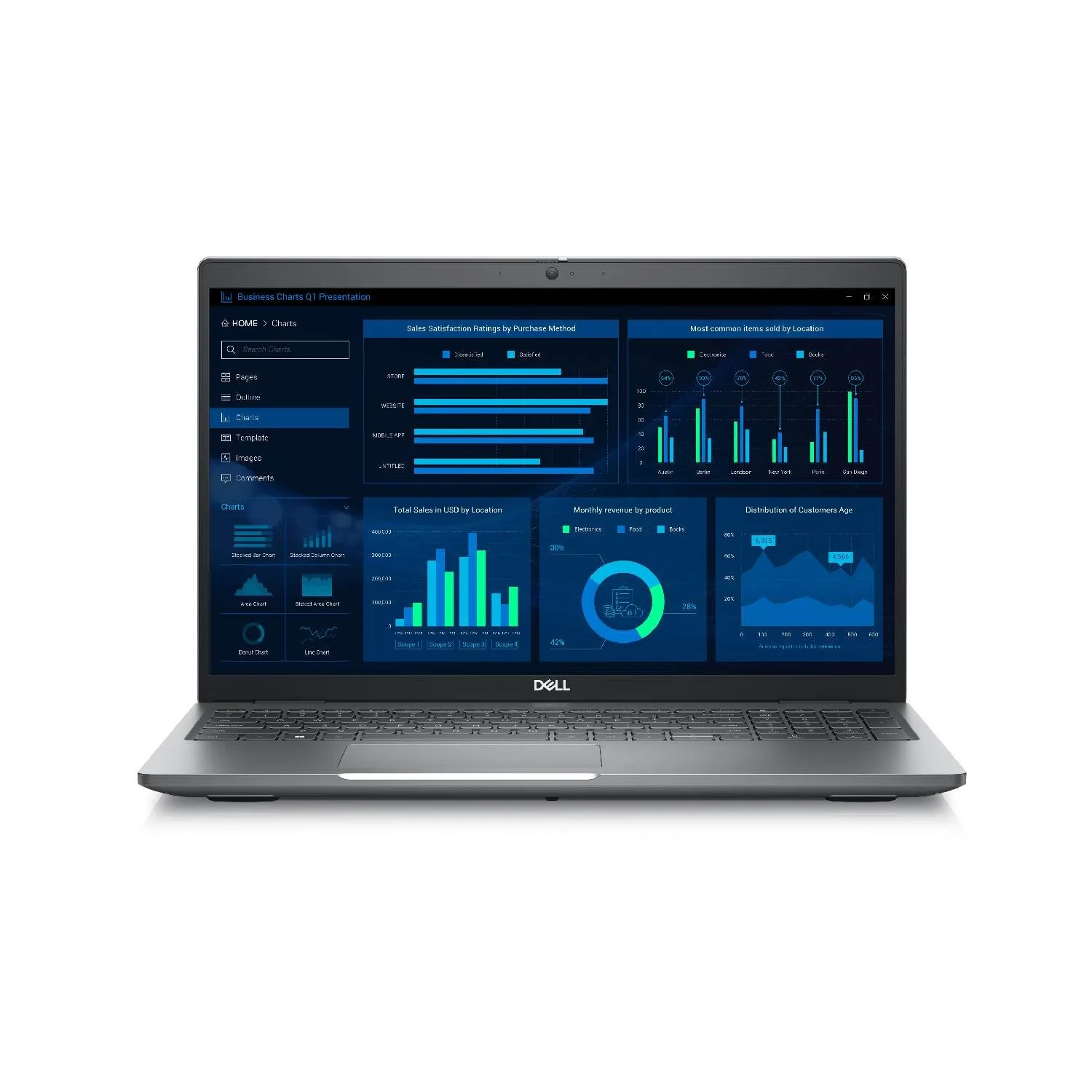 Dell Precision 3581 Workstation Laptop, Intel Core i9-13900H, NVIDIA RTX 2000 Ada 8GB, 32GB DDR5 RAM, 1TB SSD, 15.6" FHD, Windows 11 Pro, Silver, DP358117597362/2_P