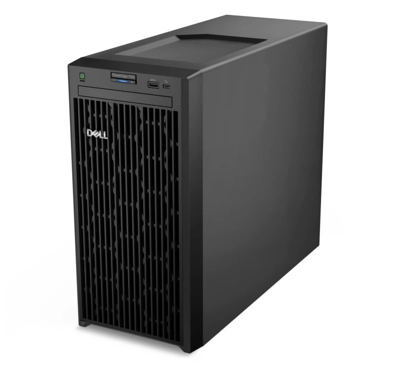 Dell PowerEdge T150 Tower Server, Intel Xeon E‑2336 6‑core, 16 GB DDR4‑3200 ECC, 1 TB SATA HDD, iDRAC9
