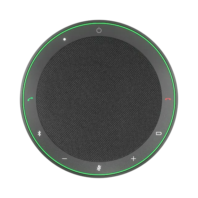 Jabra Speak2 75 Wireless Bluetooth Speakerphone, 4 Noise-Cancelling Mics, 65mm Speaker, USB-A Adapter, Zoom & Google Meet Certified, Dark Grey