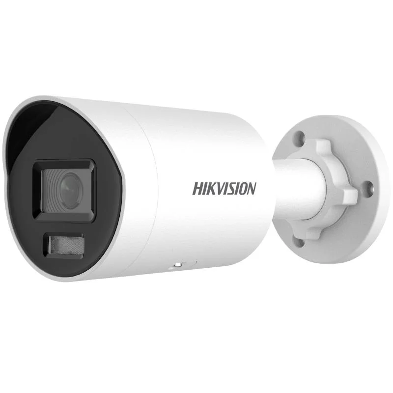 hikvision 4MP Smart Hybrid Light with ColorVu Fixed Mini Bullet Network Camera | DS-2CD2047G2H-LIU