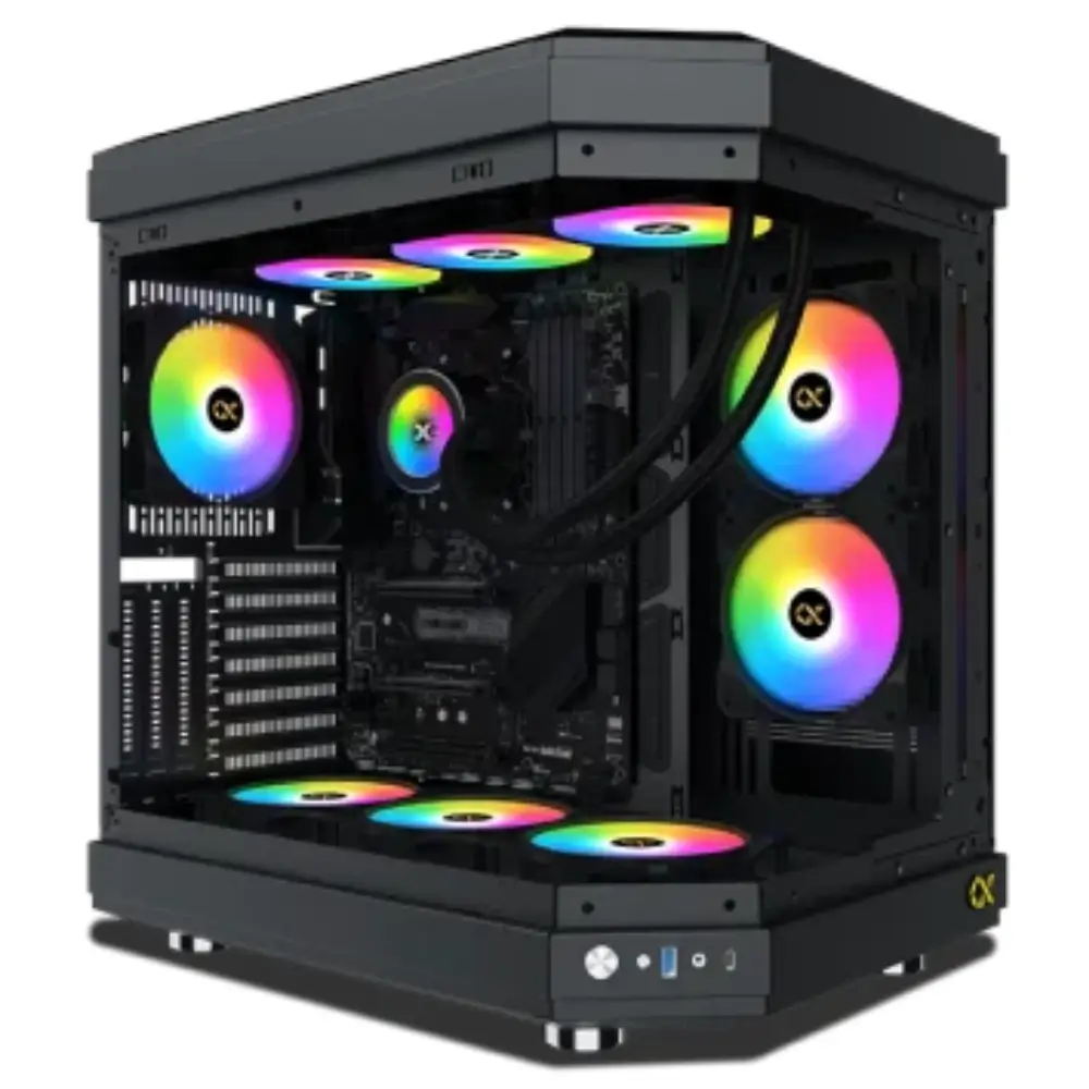 Gaming PC NovaFury – AMD Ryzen 7 9800X3D, RTX 5080 16GB GDDR7, 64GB DDR5 6000MT/s, 2TB NVMe NV3 SSD, AIO Cooler, 850W PSU