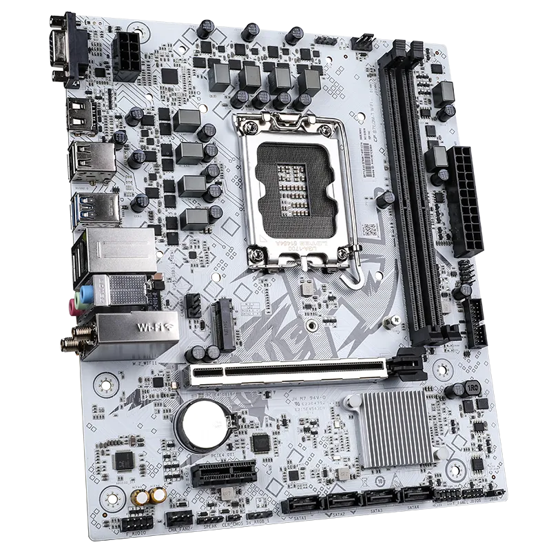 Colorful BATTLE-AX B760M-T WIFI V21A Micro-ATX Motherboard | DDR5 Ready, PCIe 4.0 M.2, HDMI+VGA, USB 3.2, ARGB Lighting, iGame Center Control