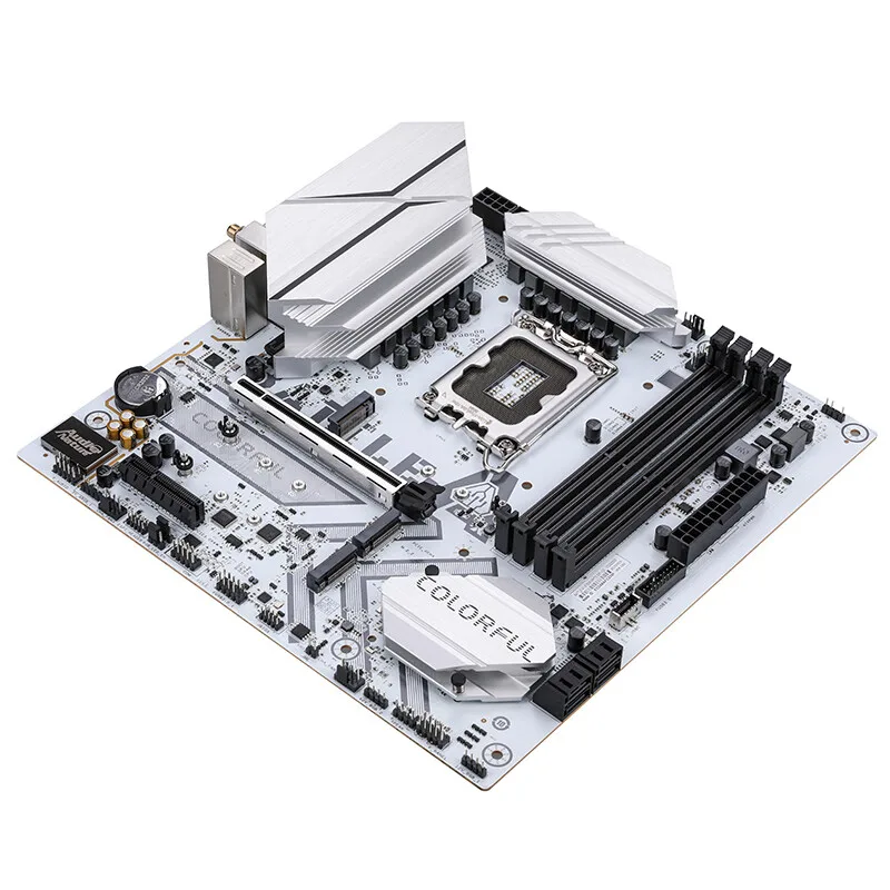 Colorful BATTLE-AX B760M-WHITE WIFI V20 Micro-ATX Motherboard | DDR5 Support, 12+1+1 Power Phase, Triple PCIe 4.0 M.2, USB 3.2 Type-C, 2.5G LAN, WiFi 6 & Bluetooth 5.2, ARGB Sync