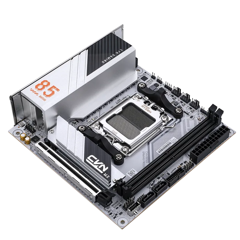 Colorful CVN B850I GAMING FROZEN V14 Mini-ITX Motherboard | DDR5 Support, 9+2+1 Power Phase, PCIe 5.0 & 4.0 M.2, USB 3.2, 2.5G LAN, WiFi 6E & Bluetooth 5.3, ARGB Sync