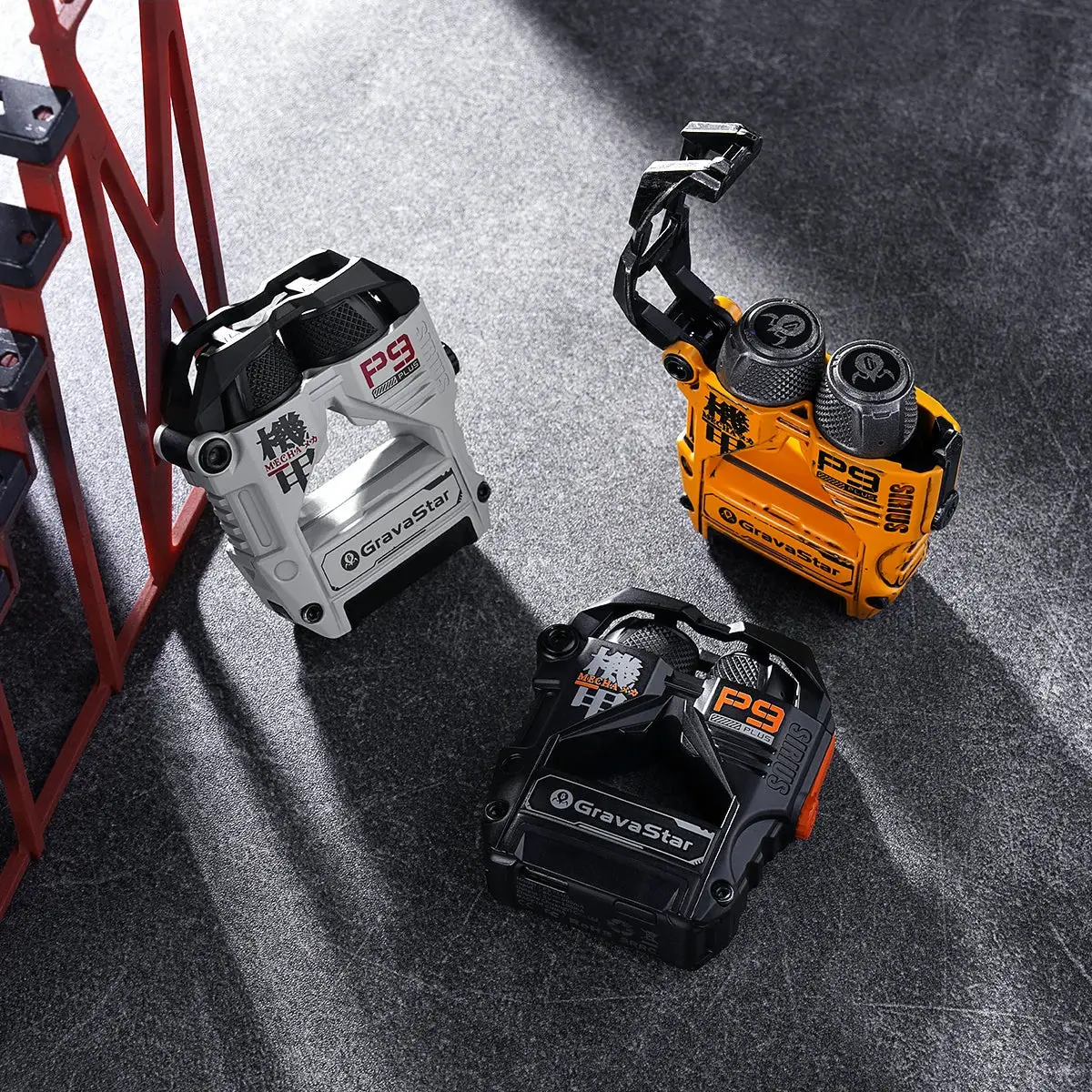 GravaStar Sirius Plus ANC TWS Earbuds Matte Black – True Wireless Bluetooth 5.3, Active Noise Cancelling, 30H Battery, Touch Control, Fast Charging| GS P9 PLUS_BLK