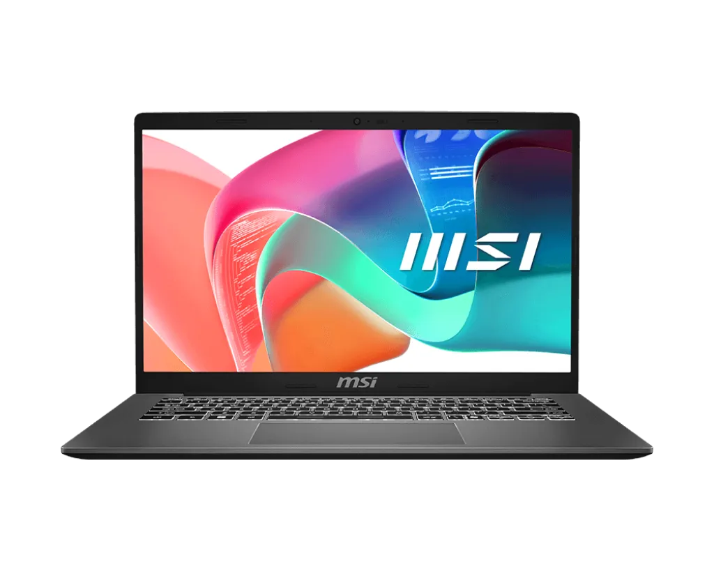 MSI MODERN 14 F1MG Laptop, Intel Core 7 150U, 16GB RAM, 512GB SSD, 14" FHD, Intel Graphics, Win 11 Home, Eng-Arab Keyboard, Gray, MSI Warranty | 9S7-14S111-461