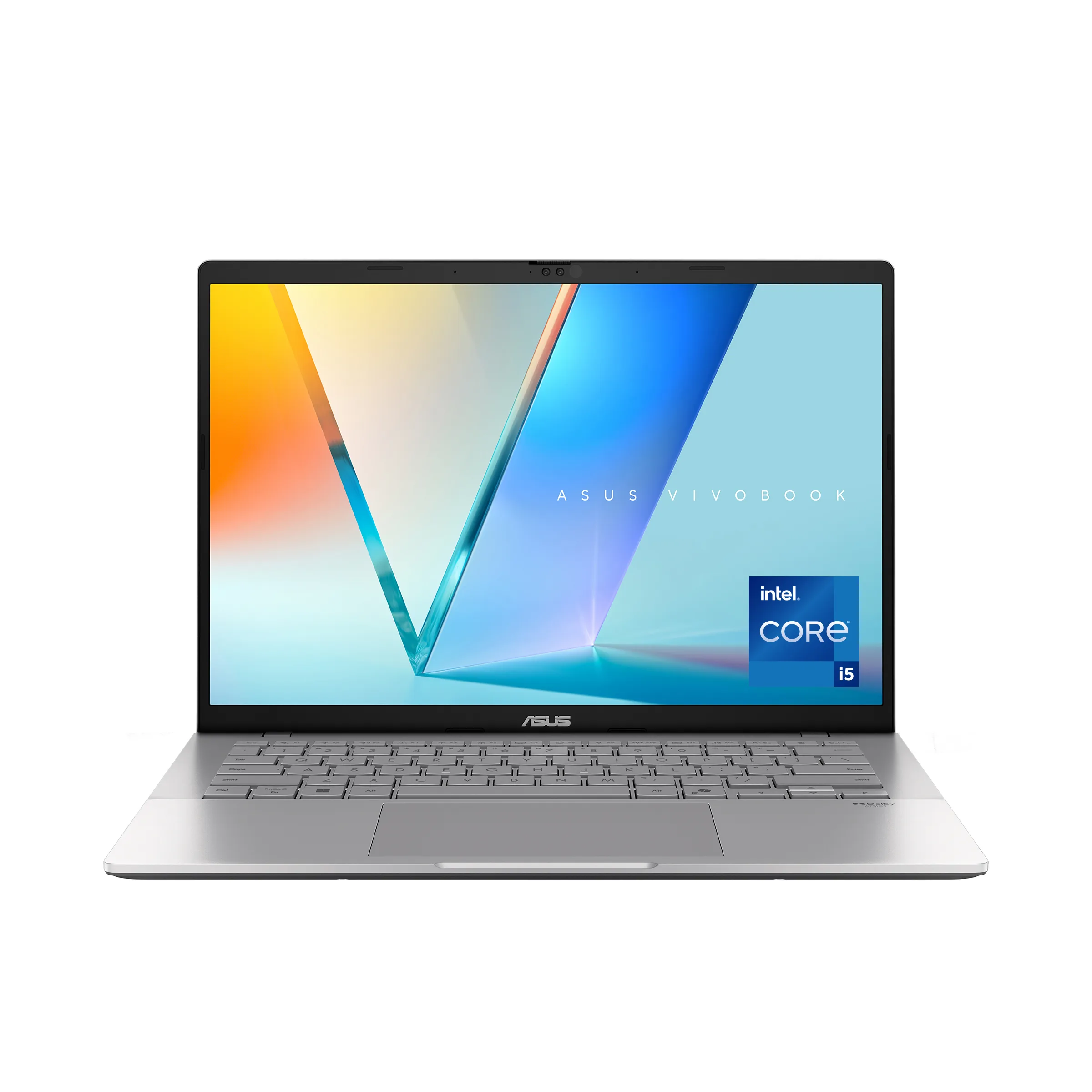 ASUS Vivobook S14 Laptop, 14" WUXGA, Intel Core i5-13420H, 16GB RAM, 512GB SSD, Intel UHD Graphics, Win11 Home, Eng-Arab Keyboard, Silver | S3407VA-LY031W