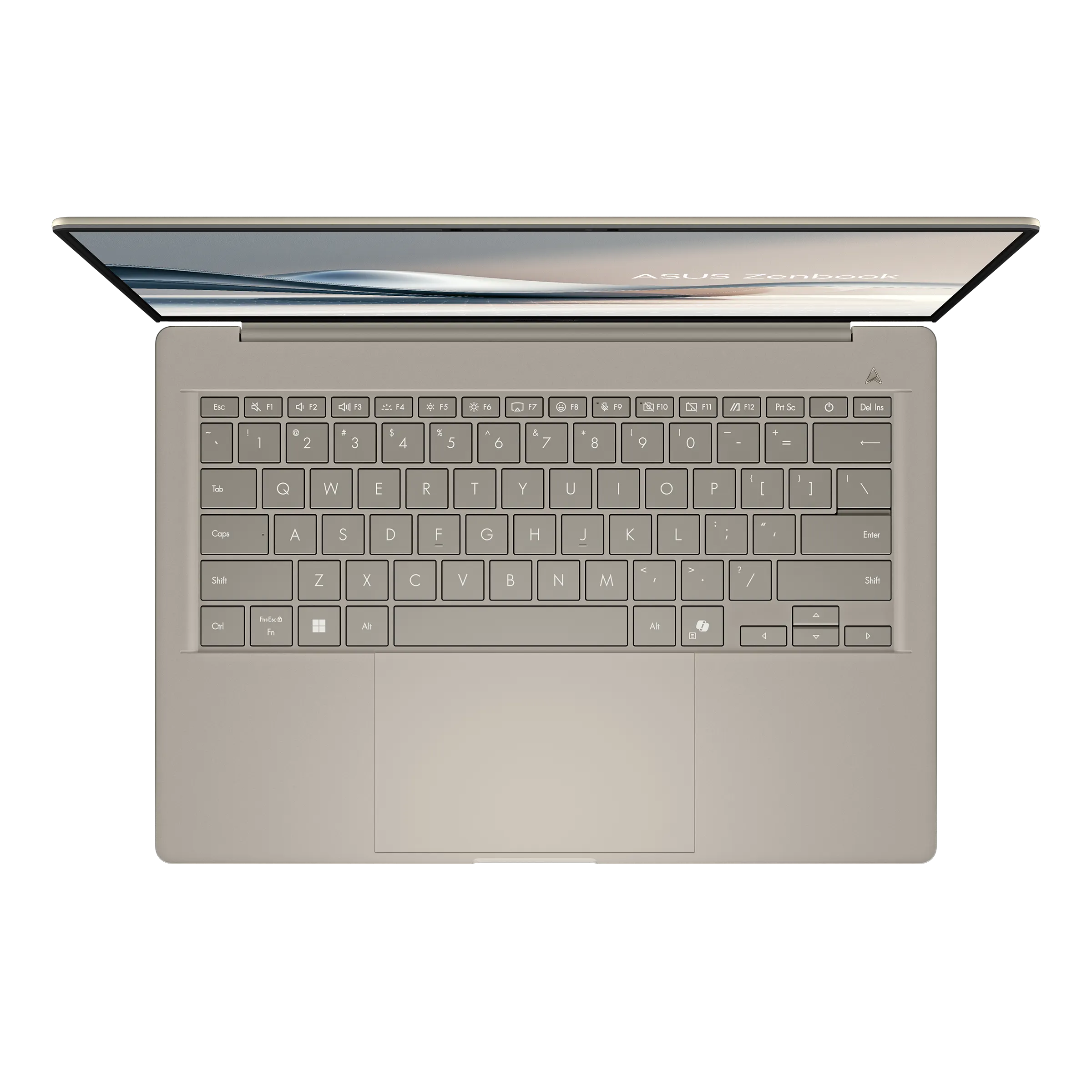 ASUS Zenbook A14 UX3407QA Laptop, 14" WUXGA OLED 60Hz, Snapdragon X X1 26 100, 16GB RAM, 1TB SSD, Qualcomm Adreno GPU, Win11, Eng-Arab Keyboard, Zabriskie Beige | UX3407QA-QD180W