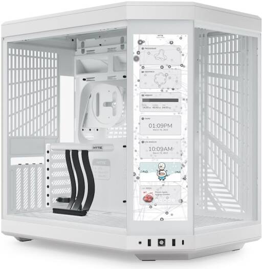 White Titan X3 – AMD Ryzen 9 9900X3D Gaming PC | RTX 5090 32GB | 96GB DDR5 | 4TB PCIe Gen5 SSD | Liquid Cooled | White ARGB Mid-Tower | 1600W Titanium PSU