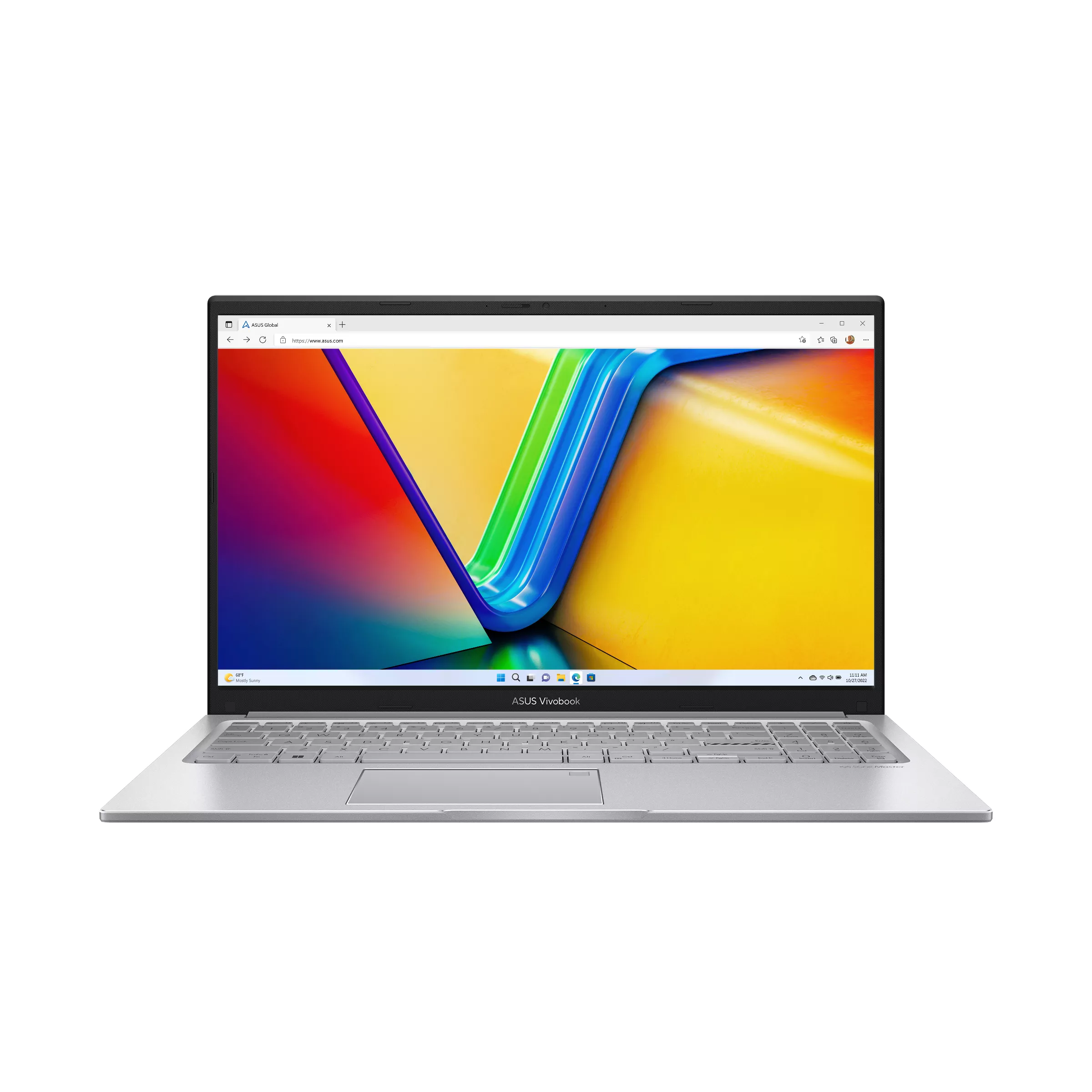 ASUS VIVOBOOK 15 X1504VA, Intel Core 5 120U 1.4GHz, 16GB RAM, 512GB SSD, Intel Graphics, 15.6" FHD, Win11 Home, Eng-Arab Keyboard, Silver | X1504VA-BQ580W