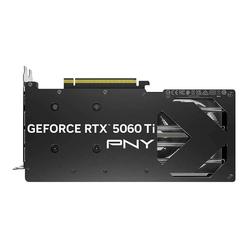 PNY GeForce RTX 5060 Ti 16GB Dual Fan 16GB DDR7 Graphics Card GPU, 4608 CUDA Cores, Blackwell Architecture | VCG5060T16DFXPB1