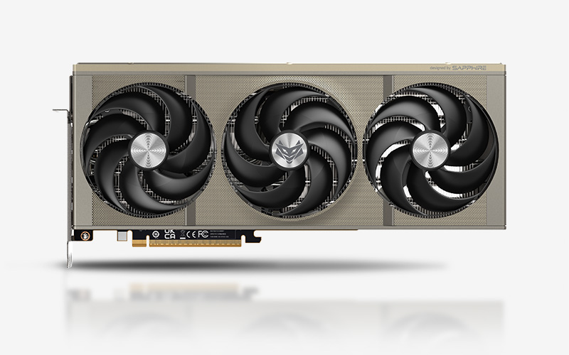 Sapphire NITRO+ AMD Radeon RX 9070 Graphic card, 16GB/256 bit DDR6 20 Gbps, Up to 2700 MHz, AMD HYPR-RX with AFMF 2 | 11349-01-20G
