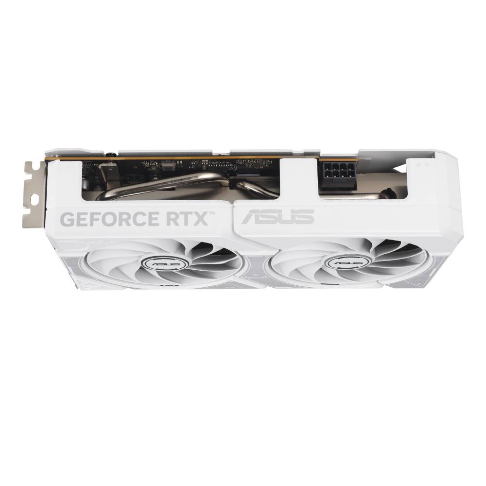ASUS NVIDIA Dual GeForce RTX 5060 White OC Edition 8GB GDDR7 Graphics Card, 128-bit 28 Gbps, 623 AI TOPs, Blackwell Architecture | 90YV0N15-M0NA00