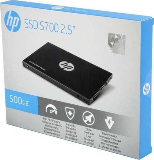 HP S700 2.5" 500GB SATA III 3D NAND Internal Solid State Drive (SSD) | 2DP99AA