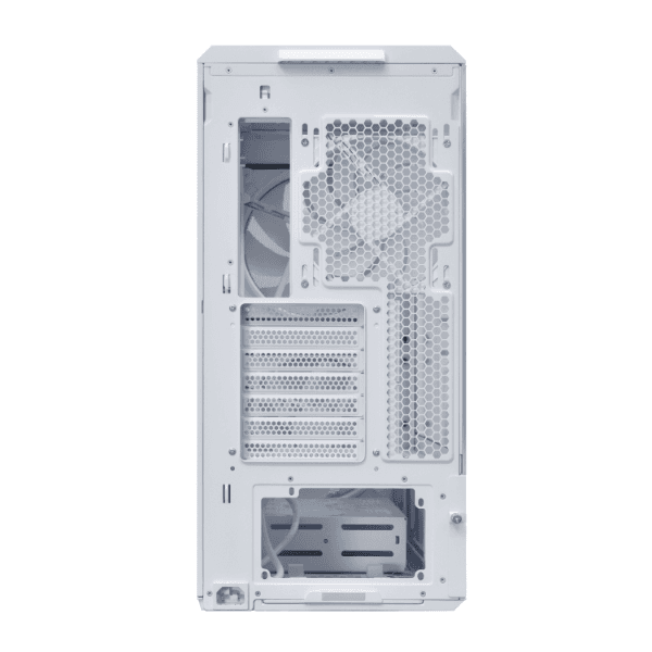 LANCOOL 217 INF White Mid-Tower Case, Infinity Mirror Front Panel, High Airflow (2x 170mm Fans), Back-Connect Compatible | G99.LAN217INFXW.00