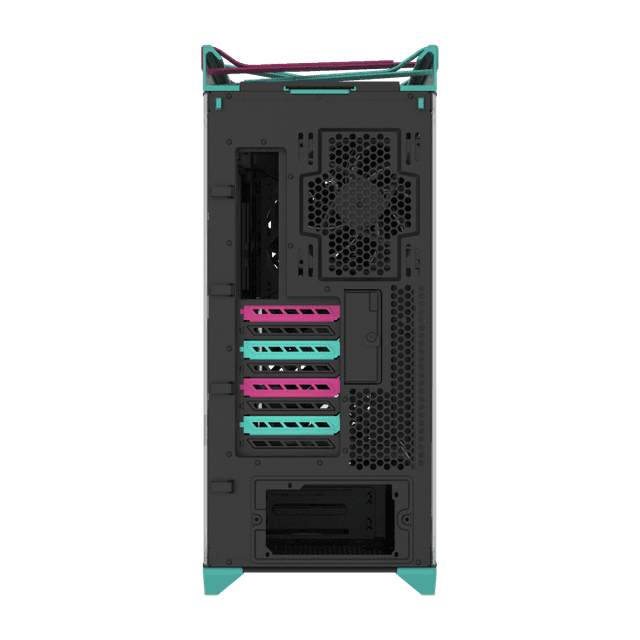 ASUS ROG Strix Helios II Hatsune Miku Edition EATX Mid-tower Case With Glass Panels, 4x Pre-installed 140mm Fans, Supports Upto 450mm GPU & 420mm Radiators, USB 20Gbps Type-C | 90DC00W0-B39010