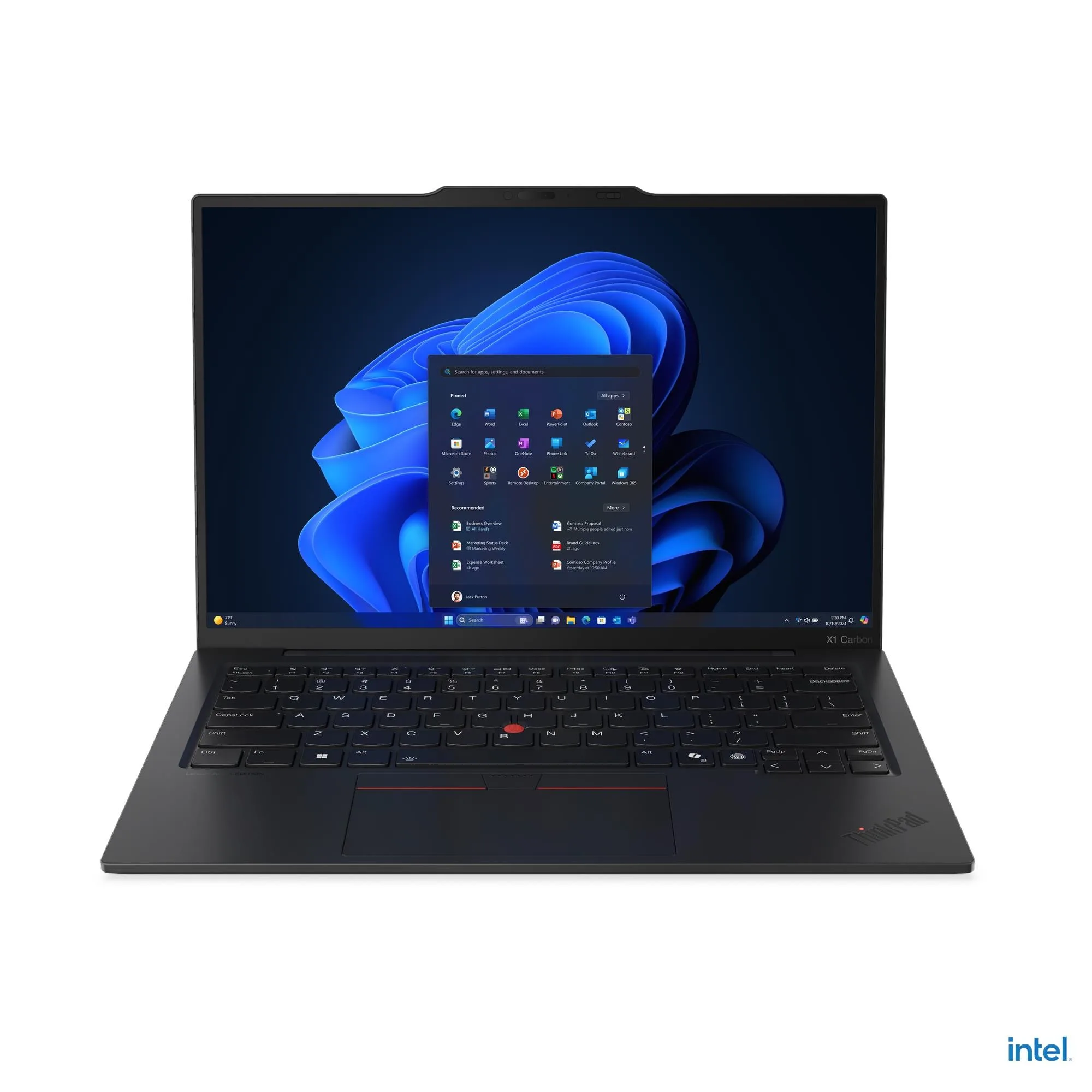 Lenovo ThinkPad X1 Carbon Gen 13 Aura Edition Business Laptop, 14" WUXGA IPS Touch Display, Intel Core Ultra 7 258V, 32GB RAM, 1TB SSD, Intel Arc 140V Graphics, Windows 11 Pro, English/Arabic Keyboard, Black | 21NS00X6GR