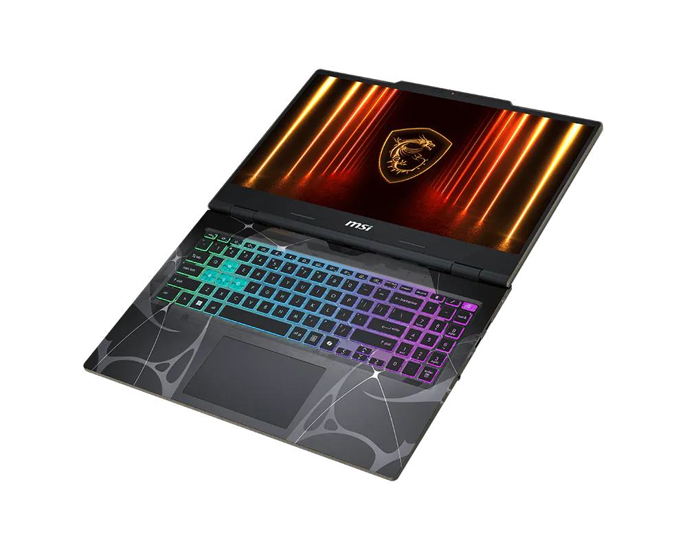 MSI Cyborg 15 B2RWEKG Gaming Laptop, 15.6" FHD IPS 144Hz, Intel Core 7 240H, 16GB RAM, 1TB SSD, 8GB NVIDIA RTX 5050, Windows 11 Home, English/Arabic Keyboard, Black | Warranty | 9S7-15Q342-616