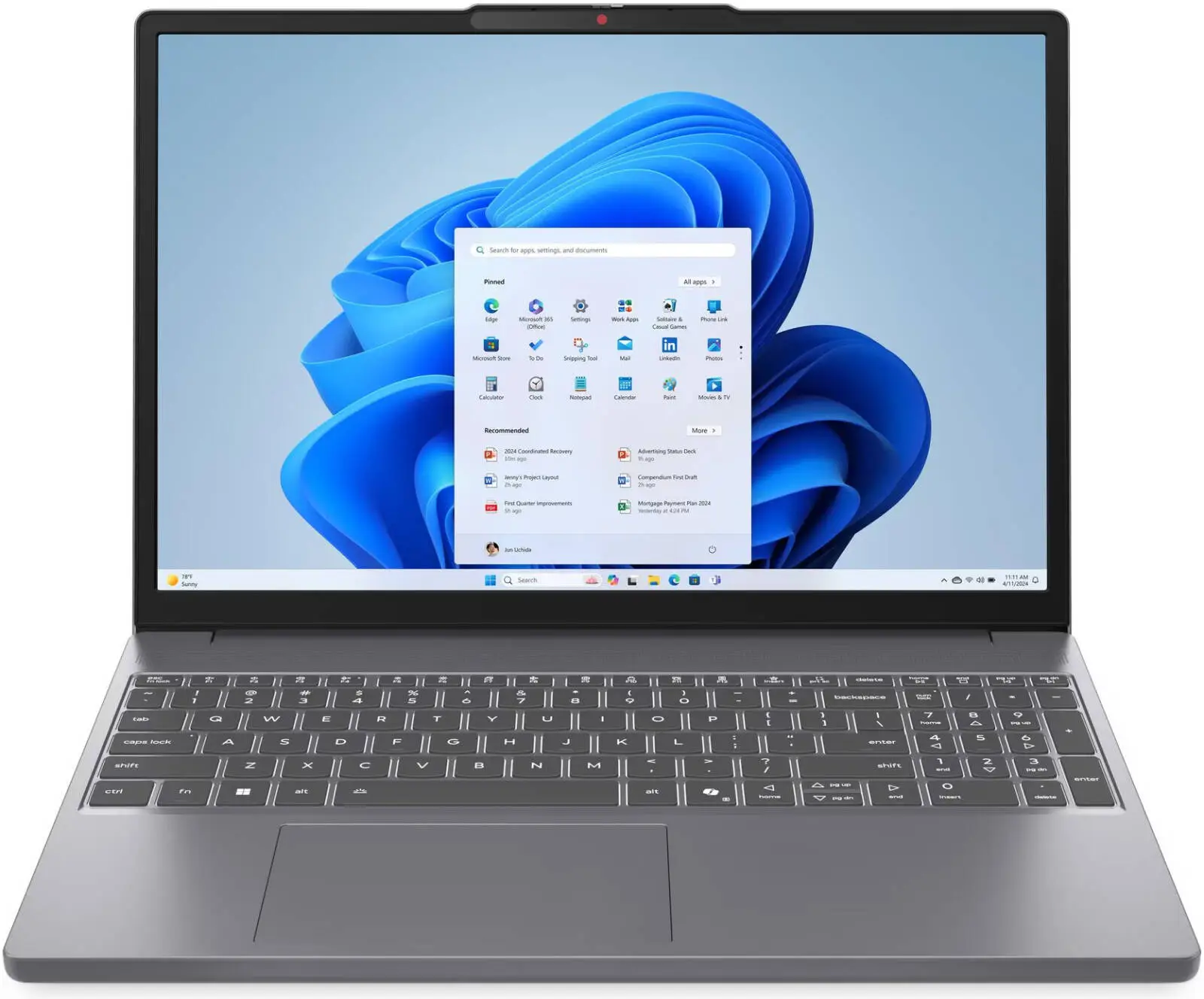 Lenovo IdeaPad Slim 3 15IRH10 Laptop, 15.3" WUXGA IPS Display, Intel Core i7-13620H Processor, 16GB RAM, 1TB SSD, Intel UHD Graphics, English-Arabic Keyboard, Win11Home, Luna Grey | 83K10085AX