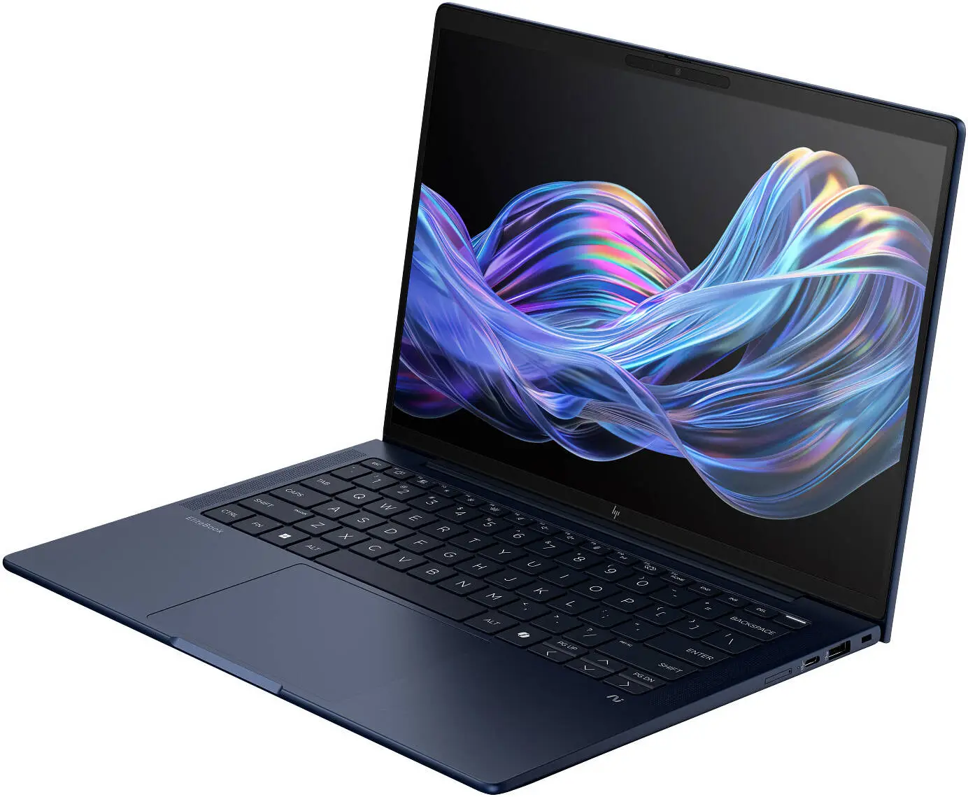 HP EliteBook X Flip G1i Laptop, 14" WUXGA Touch & Flip Display, Intel Core Ultra 7 258V, 32GB RAM, 1TB SSD, Intel Graphics, English Keyboard, Windows 11 Pro, Blue | BA0B1ET#BH5