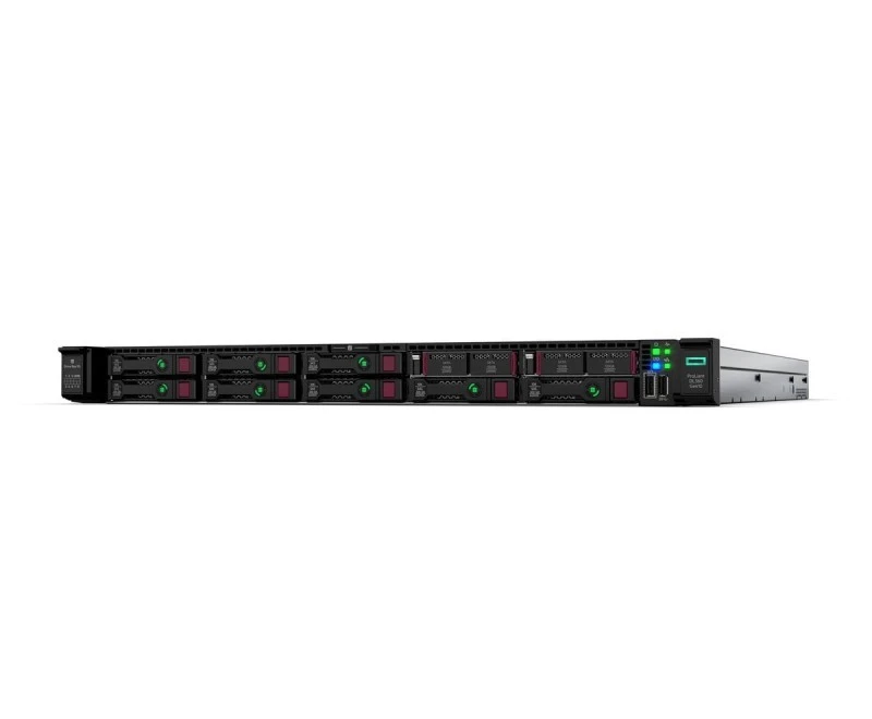 HPE ProLiant DL360 Gen10 – Intel Xeon Silver 4208 8‑Core, 16 GB DDR4, P408i‑a RAID, 8×2.5″ SFF, 500 W PSU – Silver