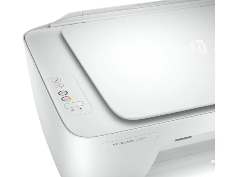 HP DeskJet 2320 All‑in‑One Printer, Print‑Copy‑Scan, Compact Design, USB, White