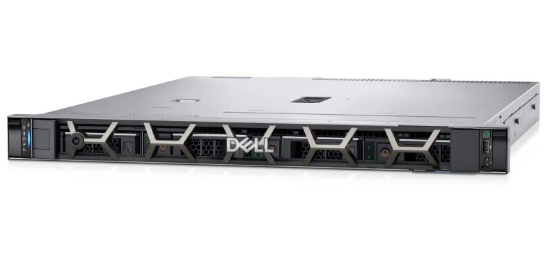 Dell PowerEdge R250 Server, Intel Xeon E-2314 2.8GHz 4-Core, 4-Thread, 16GB DDR4 3200MT, s ECC, 2TB SATA 7.2K HDD, PERC H345, iDRAC9, 1U Rack