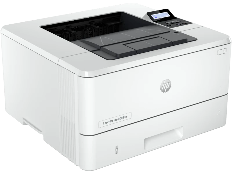 HP LaserJet Pro 4003dn A4 Monochrome Laser Printer, Fast 40ppm Speed, Auto Duplex, High-Yield Toner Support, USB & Ethernet, 2Z609A