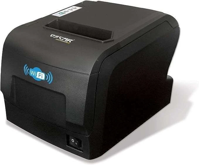 OSCAR POS88W Wireless Thermal Receipt Printer, 80mm, WiFi + USB + Ethernet, Auto-Cutter, High-Speed POS Printing, Black | POS88W
