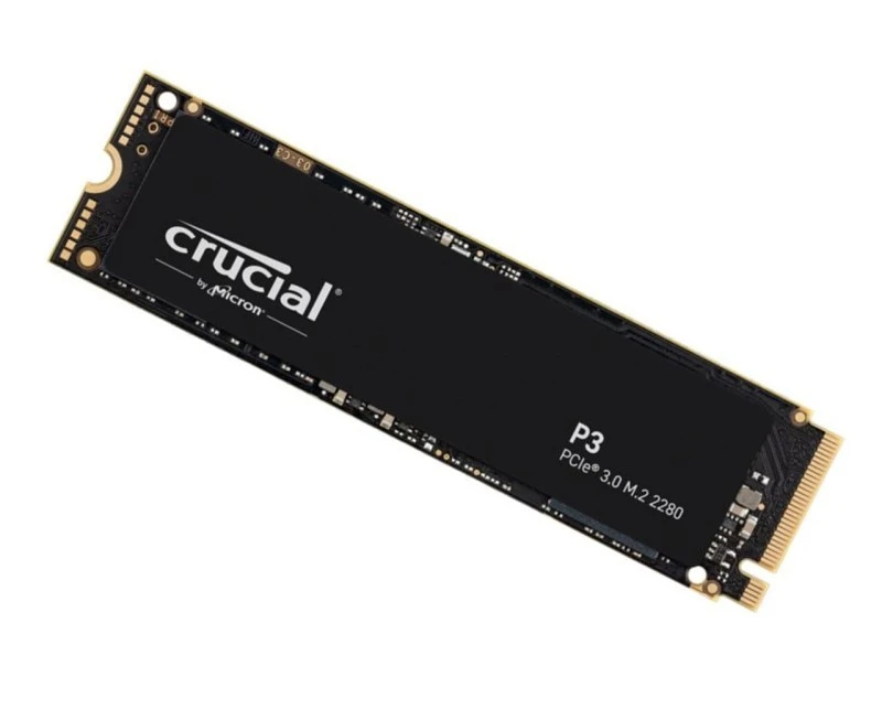 Crucial P3 500GB PCIe NVMe M.2 2280 Internal SSD, Up to 3500 MB/s Read, 1900 MB/s Write