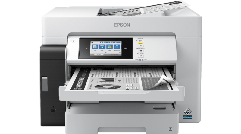 Epson EcoTank Pro M15180 A3 Mono 3-in-1 Ink Tank Printer, Print Copy Scan, 25 ppm, Wi-Fi, Ethernet, Duplex, Low Cost Per Page – Black