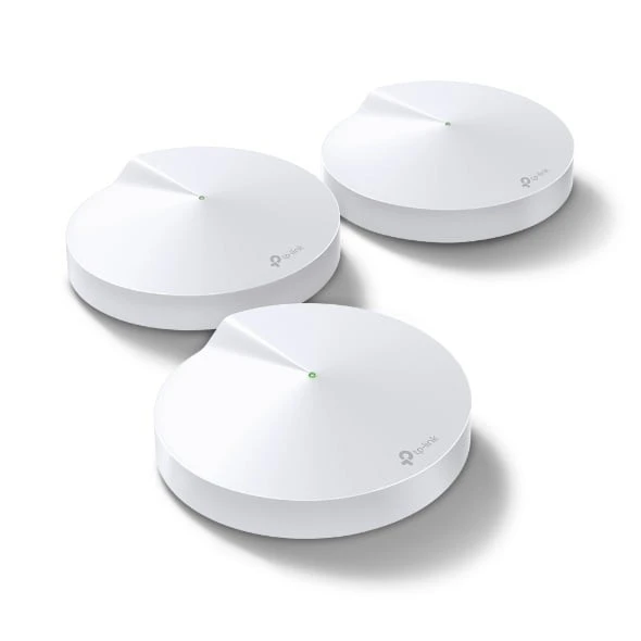 TP-Link Deco M5 AC1300 Whole Home Mesh Wi-Fi System (3-Pack), Dual-Band, Seamless Coverage, Up to 4,500 sq. ft., Parental Controls, Antivirus Protection, Easy Setup