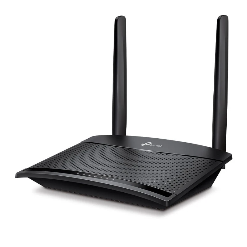 TP‑Link TL‑MR100 N300 4G LTE Router – 300 Mbps Wi‑Fi, 2× Detachable LTE Antennas, 32‑Device Support, 2× Ethernet Ports, Plug‑and‑Play