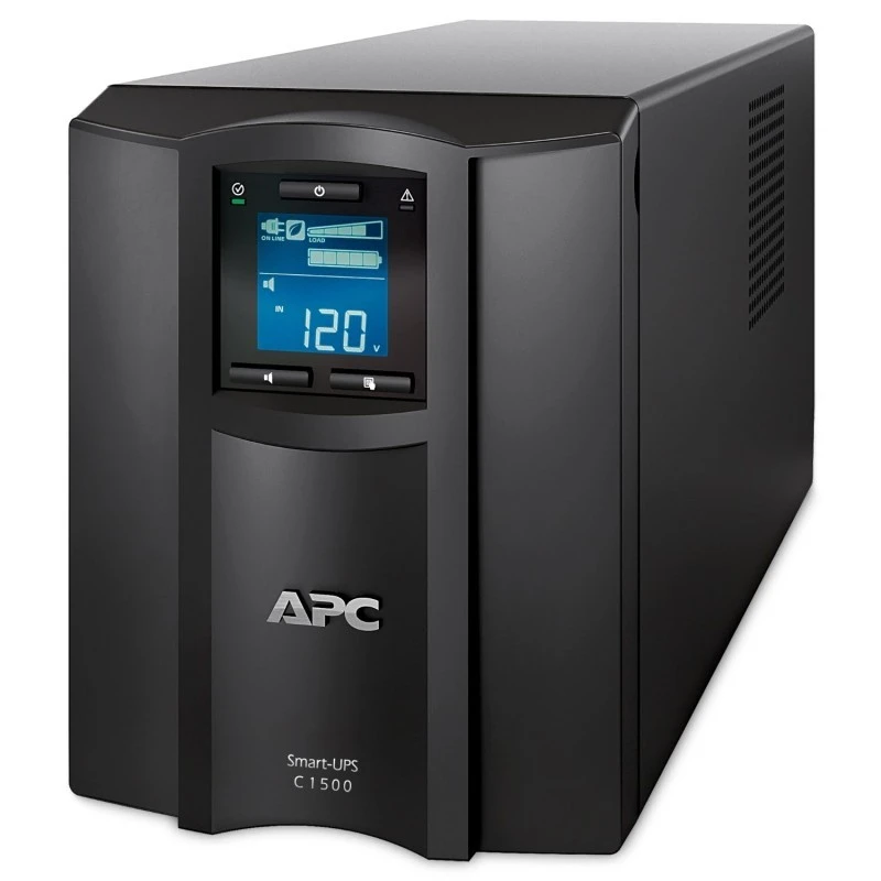 APC Smart-UPS 1500VA / 900W Line-Interactive Pure Sine Wave Tower UPS, Black | SMC1500IC
