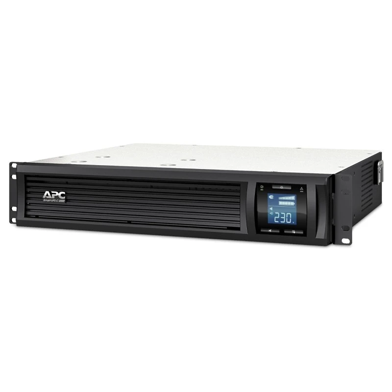 APC Smart-UPS C 2000VA / 1300W Line-Interactive Pure Sine Wave 2U Rackmount UPS, Black | SMC2000I-2U