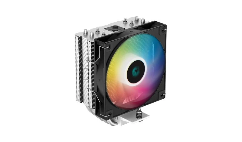 DeepCool AG400 BK ARGB CPU Cooler, Single‑Tower 120 mm PWM Fan, 220 W TDP, Matte Black, P/N R‑AG400‑BKANMC‑G‑2