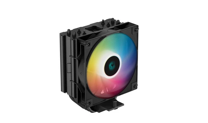 DeepCool AG400 BK ARGB CPU Cooler, Single‑Tower 120 mm PWM Fan, 220 W TDP, Matte Black, P/N R‑AG400‑BKANMC‑G‑2