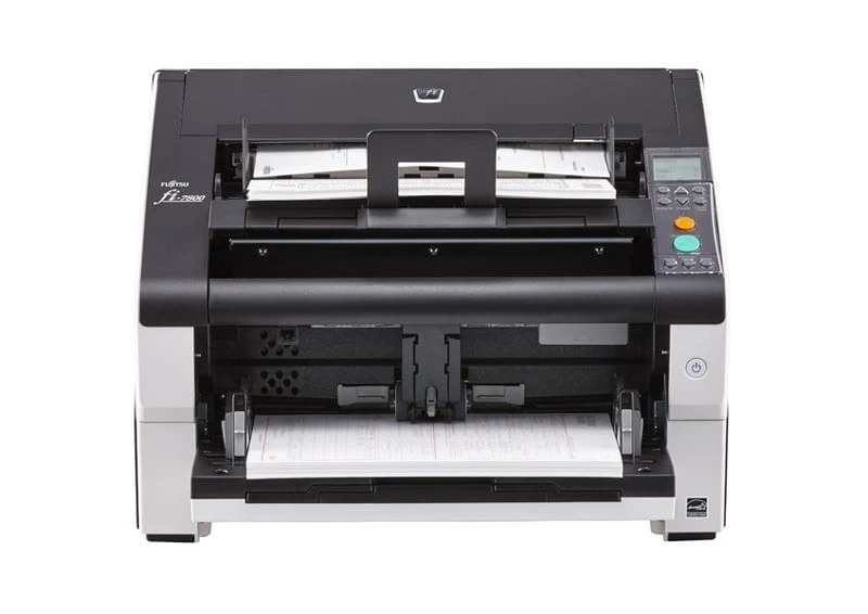 Fujitsu fi‑7800 A3 High-Speed Duplex Scanner, 110 ppm/220 ipm, 500-Sheet ADF, USB 2.0, PaperStream Software, Heavy‑Duty | PA03800‑B401