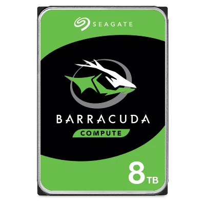Seagate BarraCuda 8TB 3.5" Internal Hard Drive, SATA 6Gb/s, 5400RPM, 256MB Cache, Up to 190MB/s Read Speed | ST8000DM004