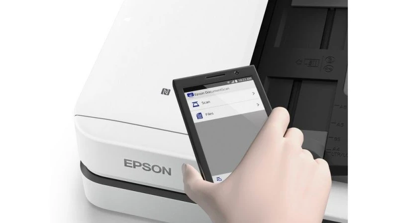 Epson WorkForce DS-1660W Wireless A4 Flatbed Document Scanner, 25ppm, Duplex, 50-Sheet ADF, USB 3.0, Wi-Fi, Wi-Fi Direct – B11B244402BB