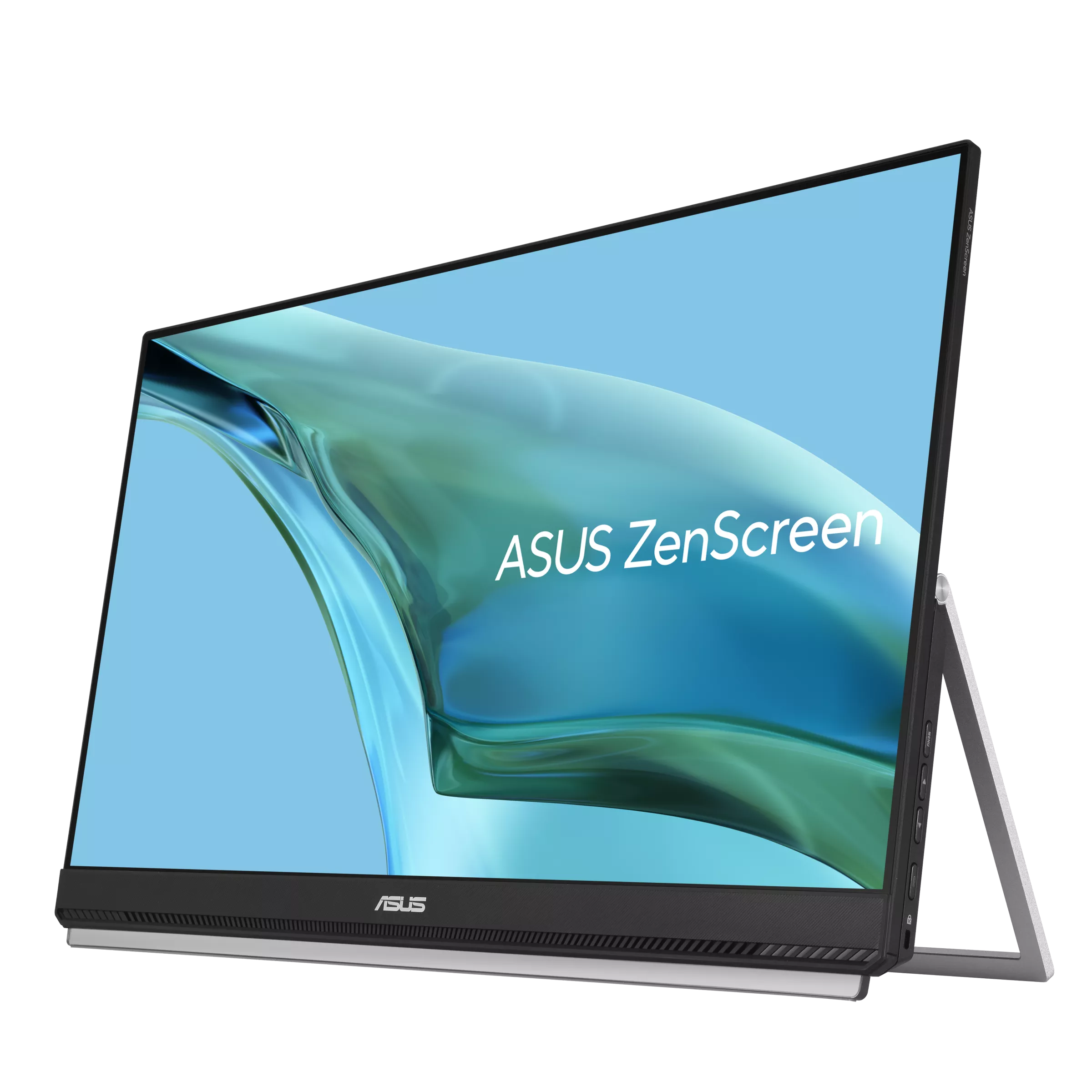 ASUS ZenScreen MB249C 24" FHD IPS Portable Monitor, 75Hz Refresh Rate & 5ms (GtG), Anti-glare, AMD FreeSync, 2x 1W Speakers, 16.7M Colors, Carrying Handle / Kickstand, USB-C / HDMI, Black | MB249C