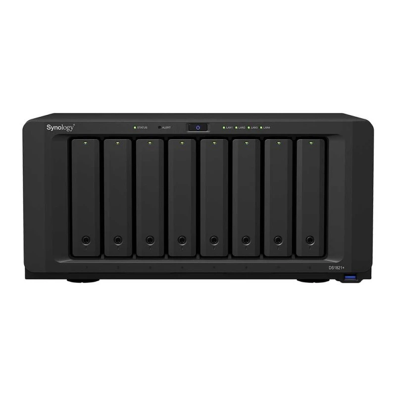 Synology DS1821+ 8-Bay NAS, Ryzen V1500B, 4GB RAM, USB 3.1, eSATA, PCIe