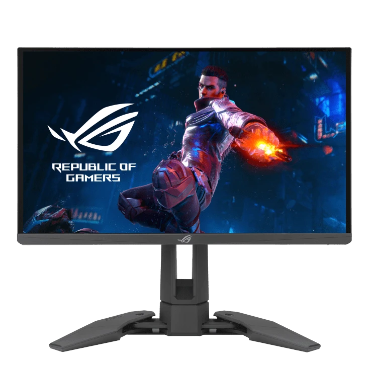 ASUS ROG Swift Pro 24" FHD 540 Hz E-TN Gaming Monitor, 0.2ms(GTG) Response Time, DisplayHDR 400 with 16.7M Colors, NVIDIA G-SYNC ULMB 2, Adjustable Base, ESS Codec, USB 3.2-A, HDMI / DP | PG248QP