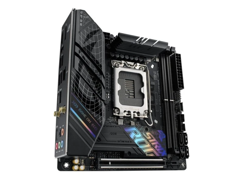 ASUS ROG Strix B760‑I Gaming WiFi Mini‑ITX Motherboard – LGA 1700, Intel B760, DDR5 up to 7600 MT/s, PCIe 5.0 x16, 2×M.2, Wi‑Fi 6E, 2.5 Gb LAN