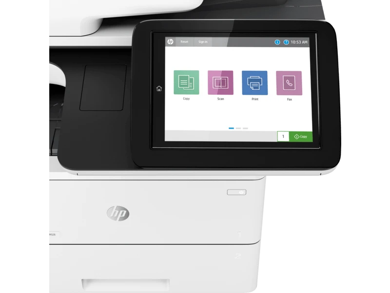 HP LaserJet Enterprise MFP M528dn A4 Monochrome Laser Printer, 1PV64A, Print Copy Scan, Duplex, 43ppm, 2.7” Touchscreen, 650-Sheet Input Tray