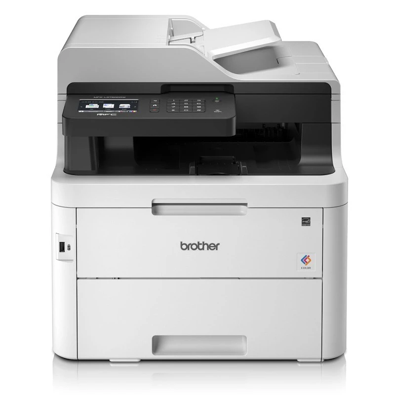 Brother MFC-L3750CDW Color Laser Multifunction Printer, A4, 24 ppm Print Speed, Wireless, Duplex, Scan, Copy, Fax, 3.7" Touchscreen Display