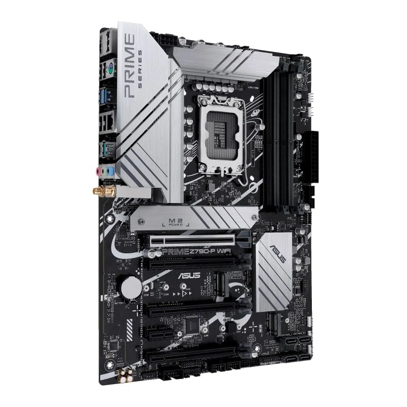 ASUS PRIME Z790-P WIFI Motherboard, Intel LGA1700 Socket, DDR5 up to 192GB, PCIe 5.0, Wi-Fi 6E, 4x M.2 Slots, ATX Form Factor