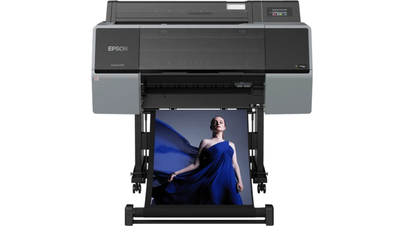 Epson SureColor SC-P7500 24-inch Large Format Printer, 12-Color UltraChrome Ink, High Precision, Wireless, Dark Gray